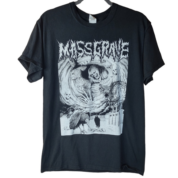 Hot Topic Other - MassGrave Band Tee Turkey Vulcher Tornado graphic print horror tee M death metal